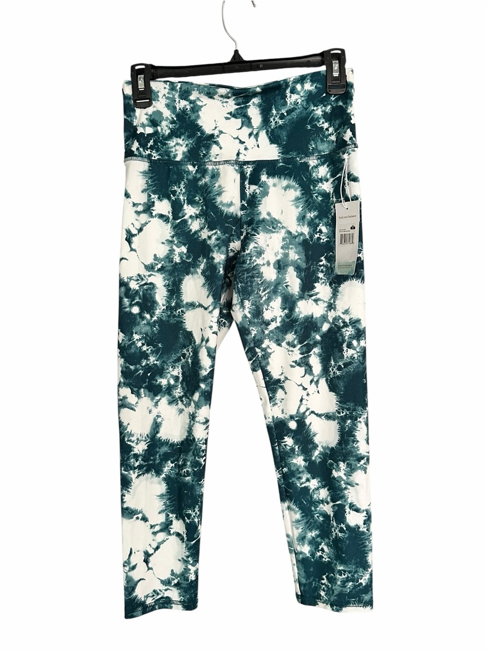 Balance Collection Woman’s Tye Dye Leggings Size Medium NWT Deep Teal